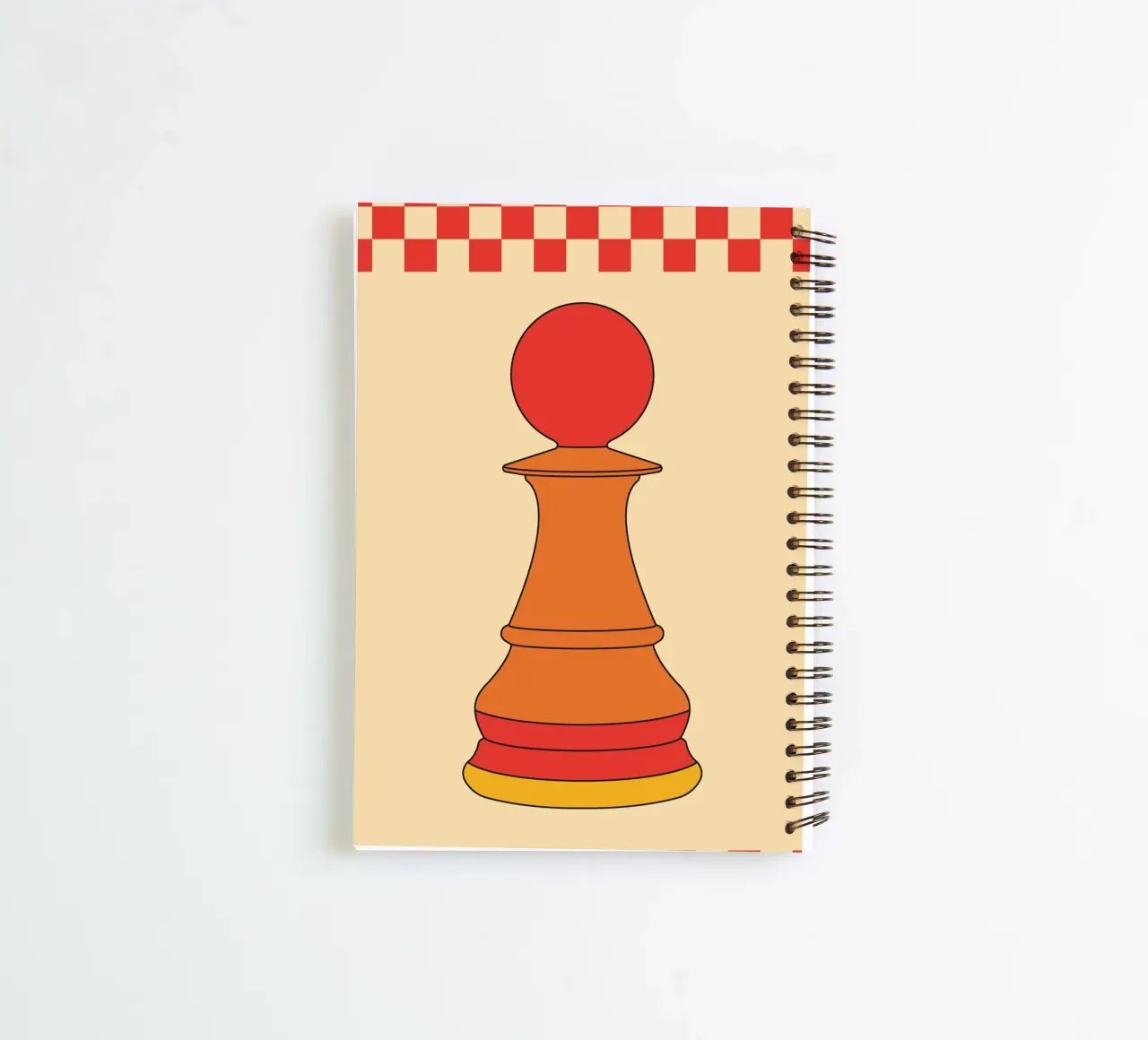 Chess Retro spiral notebook by galihstudio