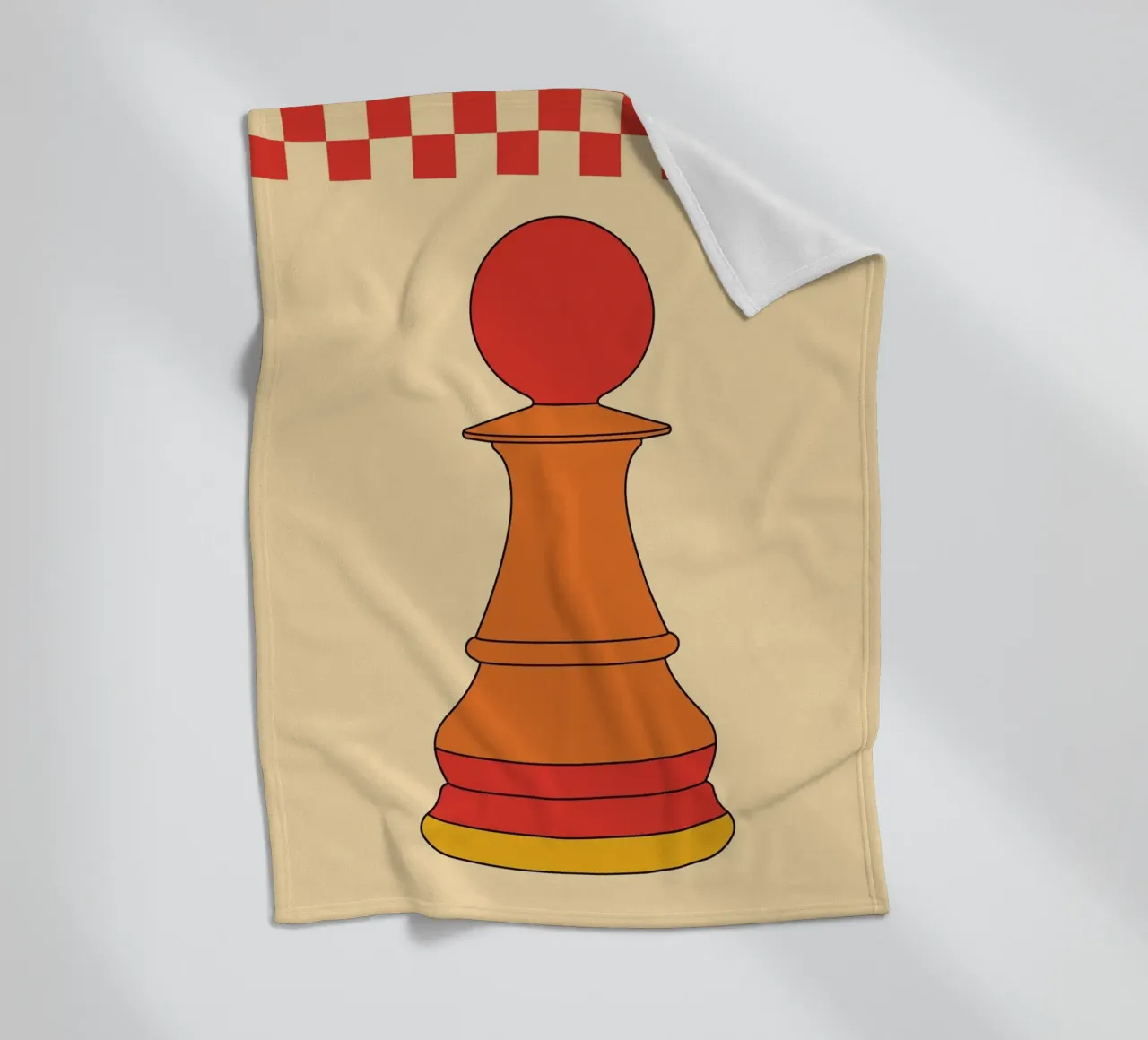 Chess Retro coperta in pile da galihstudio
