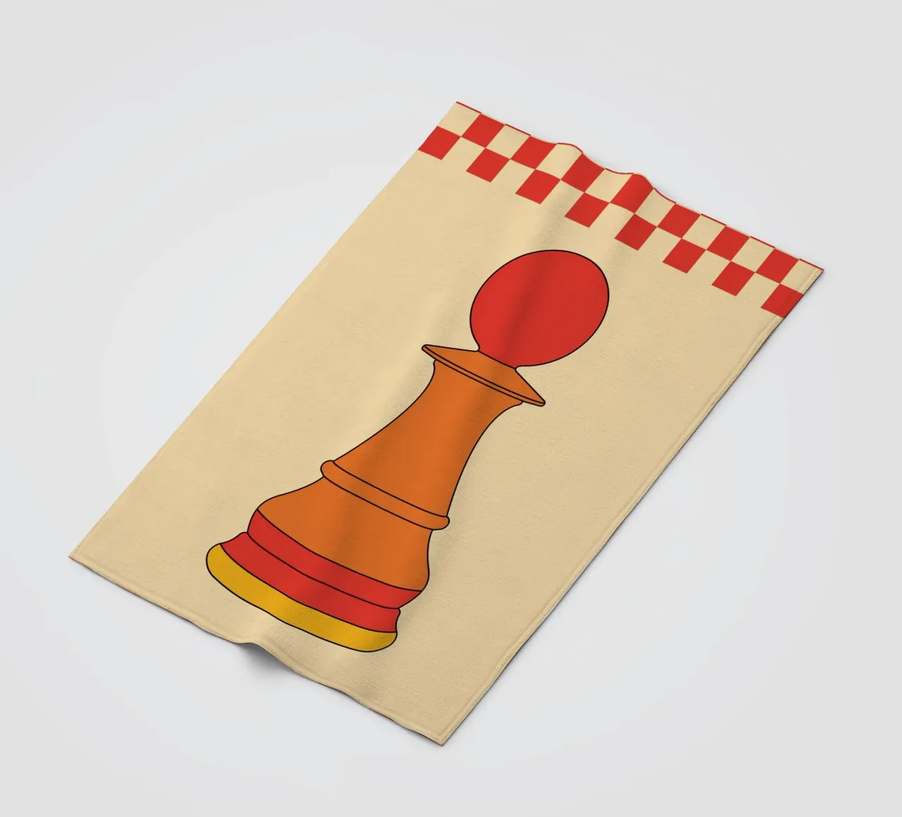 Chess Retro coperta in pile da galihstudio