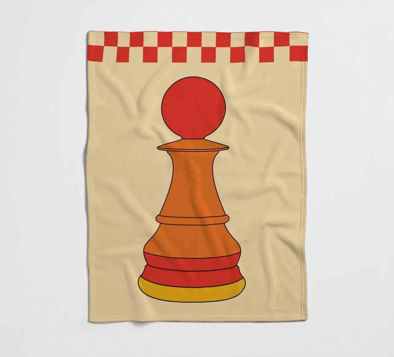 Chess Retro coperta in pile da galihstudio