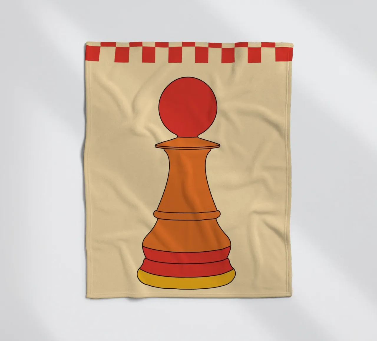 Chess Retro coperta in pile da galihstudio