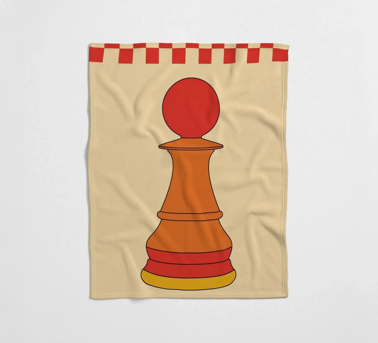 Chess Retro coperta in pile da galihstudio