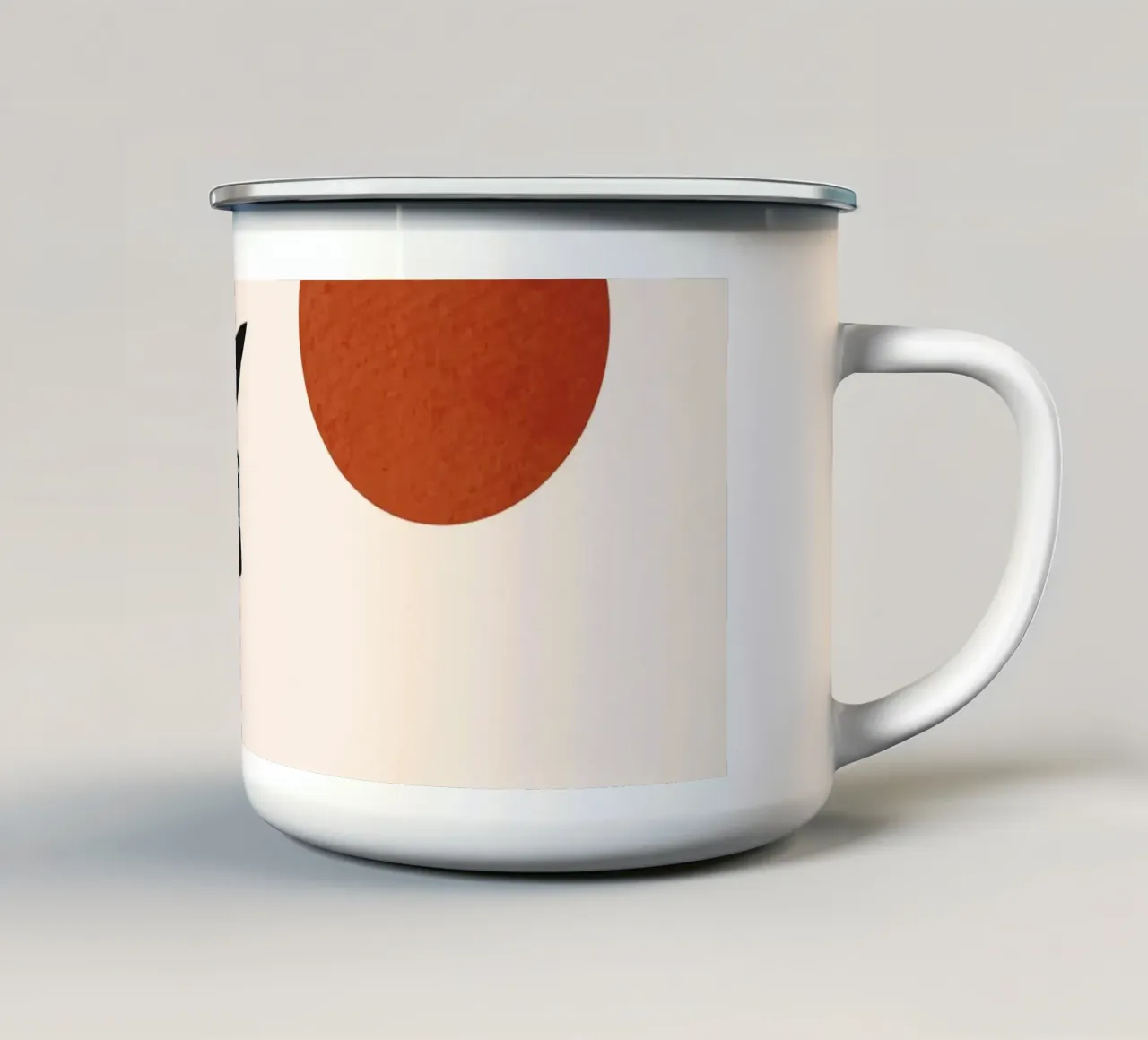 In riva al mare tazza in smalto da Kintsugi99