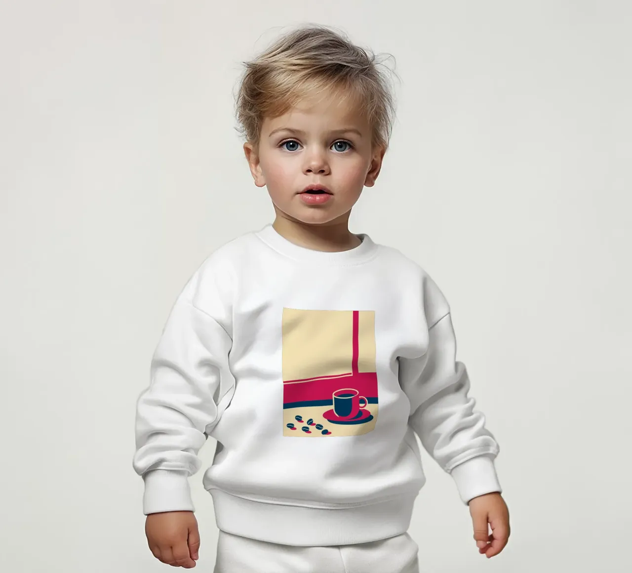 Coffee and Coffee Beans baby sweatshirt by TODAY'S SHOP
