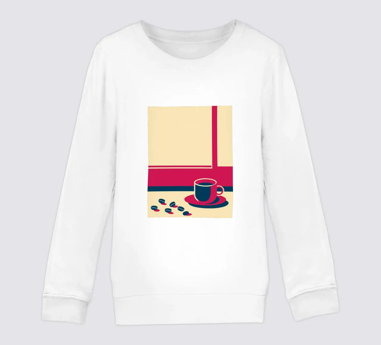 Café y granos de café sudadera para niño de TODAY'S SHOP