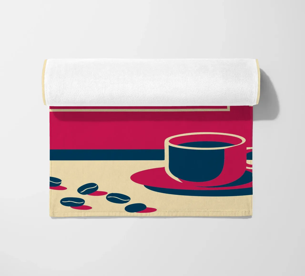 Caffè e chicchi di caffè telo mare da TODAY'S SHOP