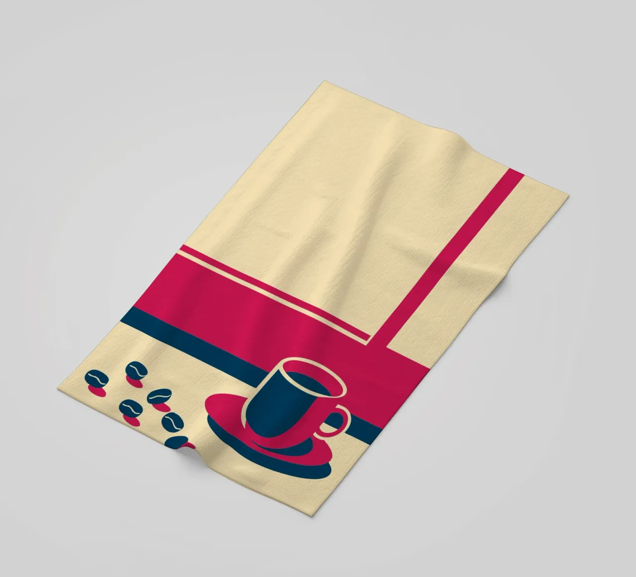 Caffè e chicchi di caffè telo mare da TODAY'S SHOP