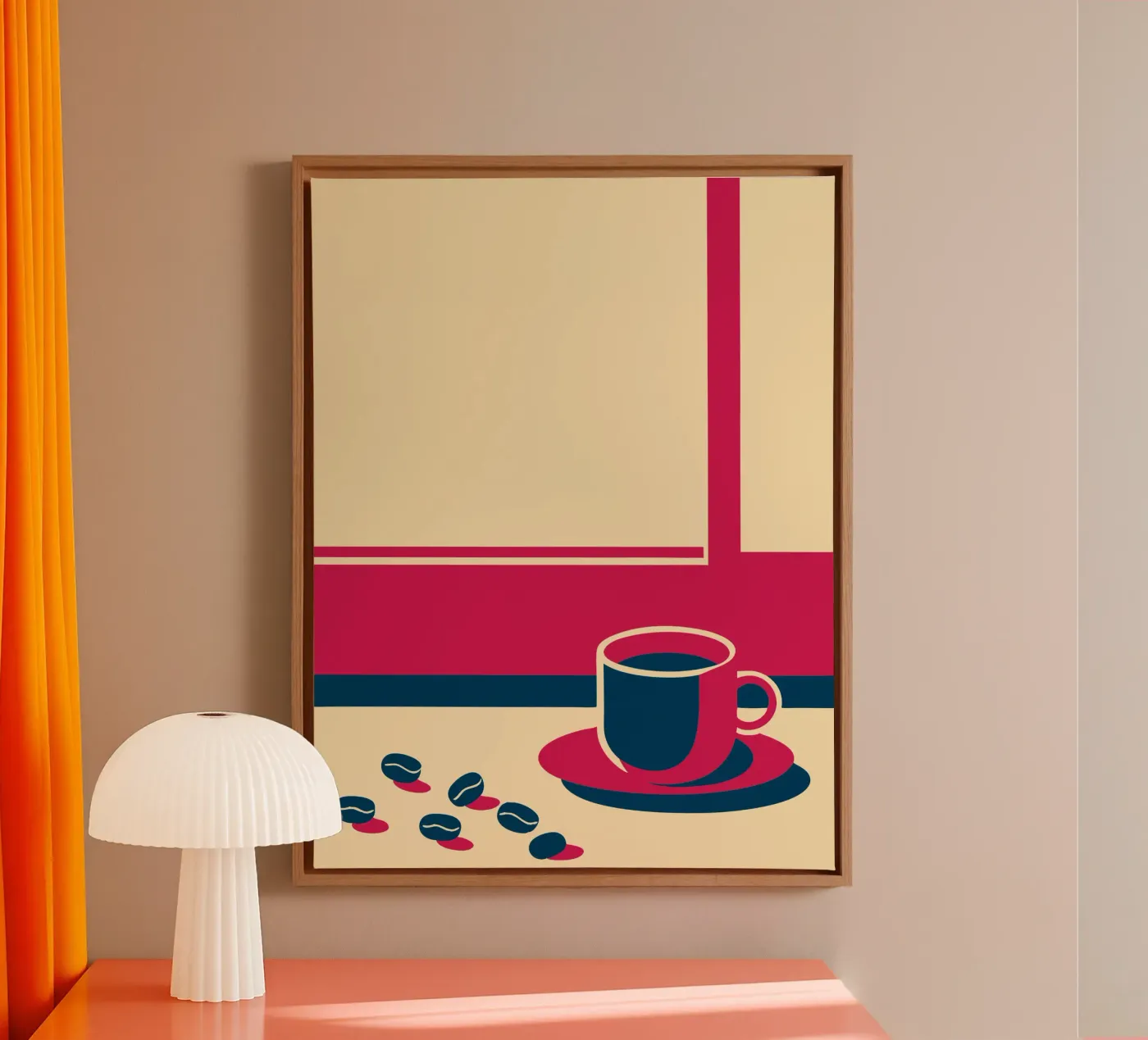 Caffè e chicchi di caffè tela da TODAY'S SHOP