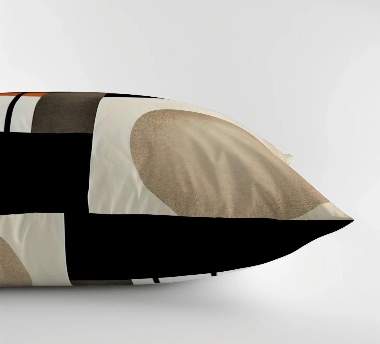 cerchi forme geometriche linee minime linee verticali contra cuscino da James Isaac Jackson