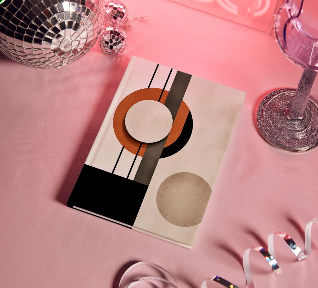 circles geometric shapes minimal lines vertical lines contra notebook by James Isaac Jackson