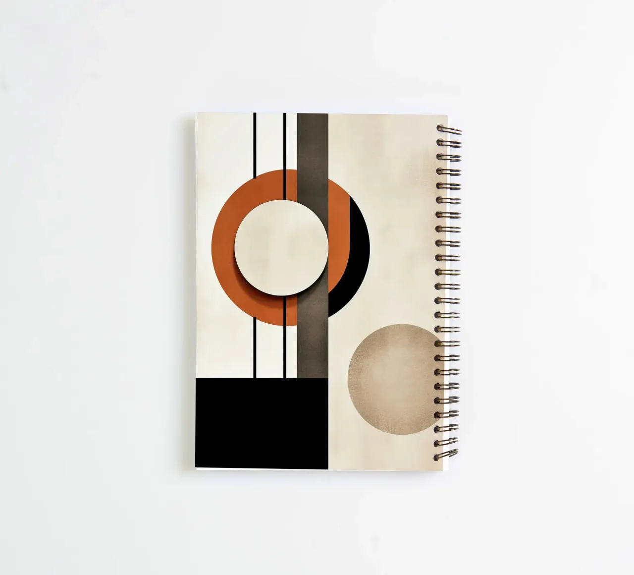circles geometric shapes minimal lines vertical lines contra spiral notebook by James Isaac Jackson