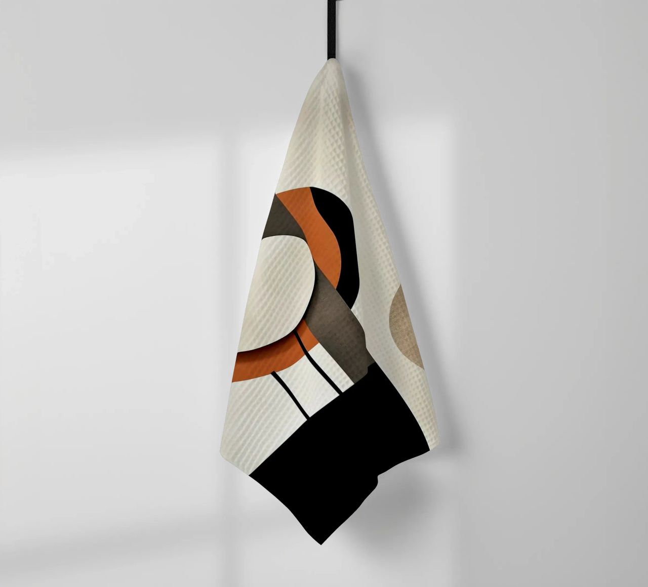 cerchi forme geometriche linee minime linee verticali contra canovaccio da cucina da James Isaac Jackson