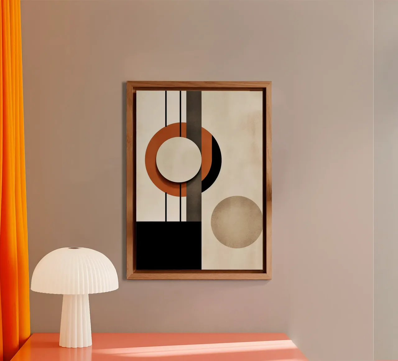 cerchi forme geometriche linee minime linee verticali contra alluminio dibond da James Isaac Jackson