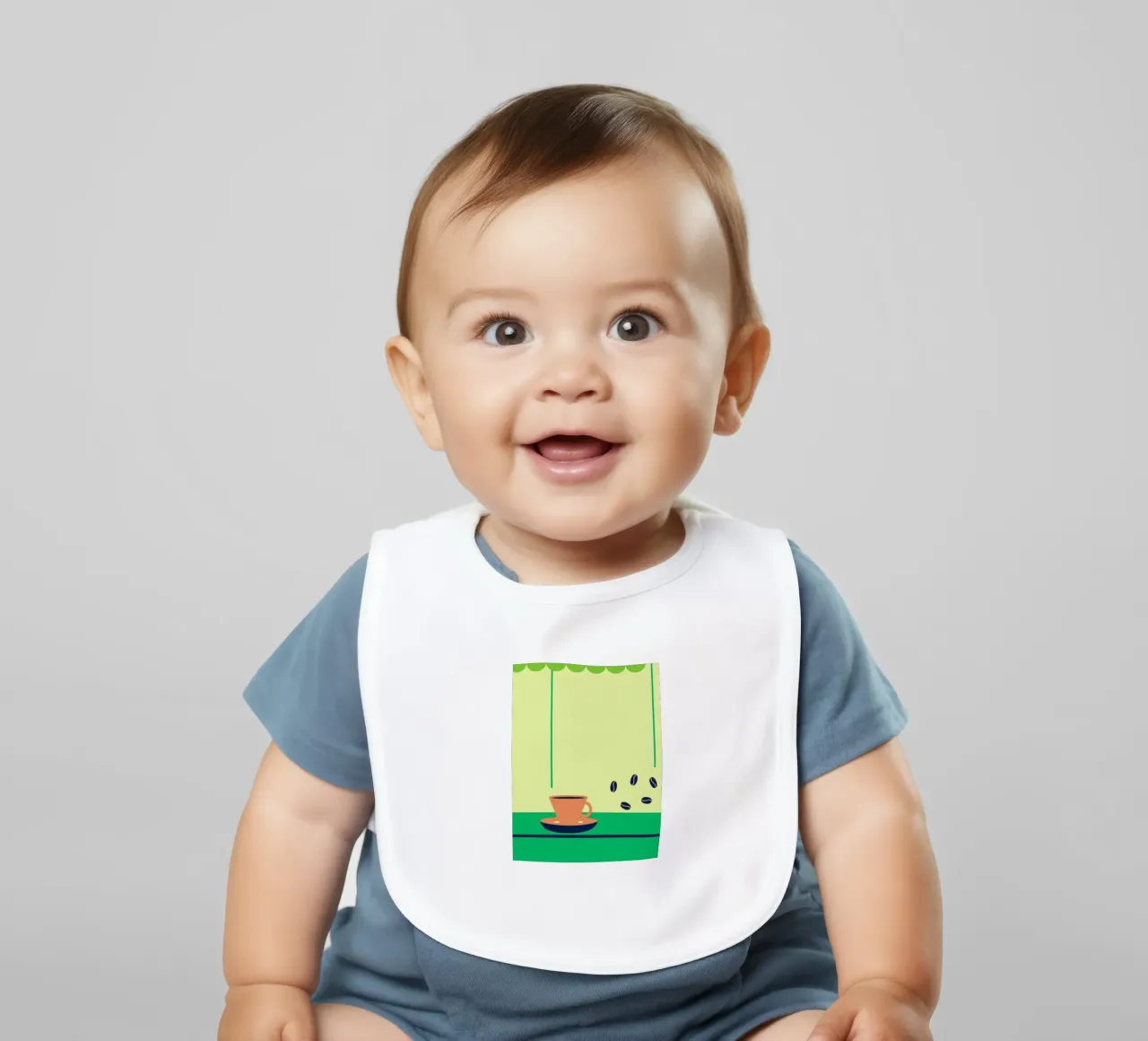 Café y granos de café babero de TODAY'S SHOP