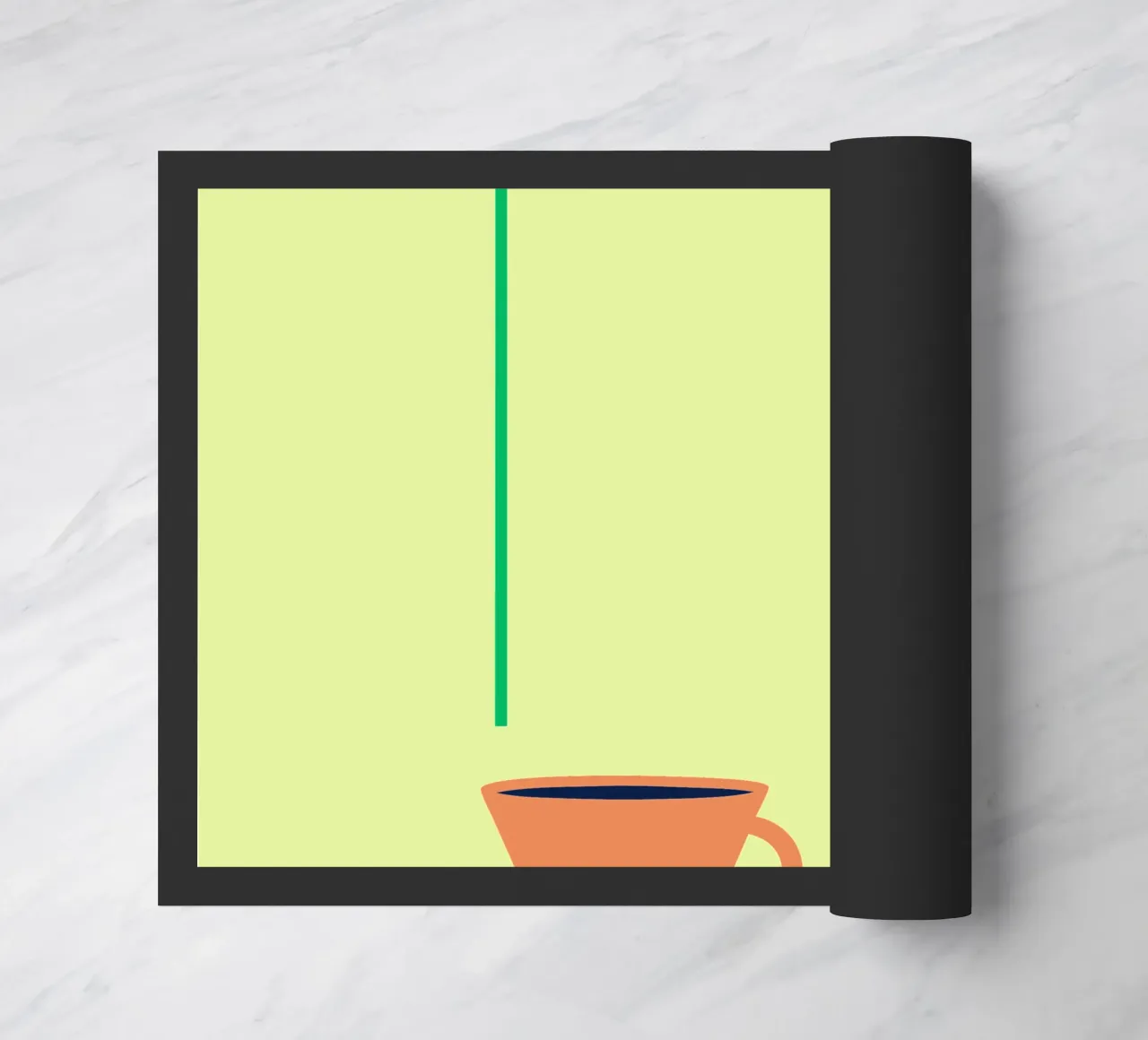 Café y granos de café felpudo de TODAY'S SHOP