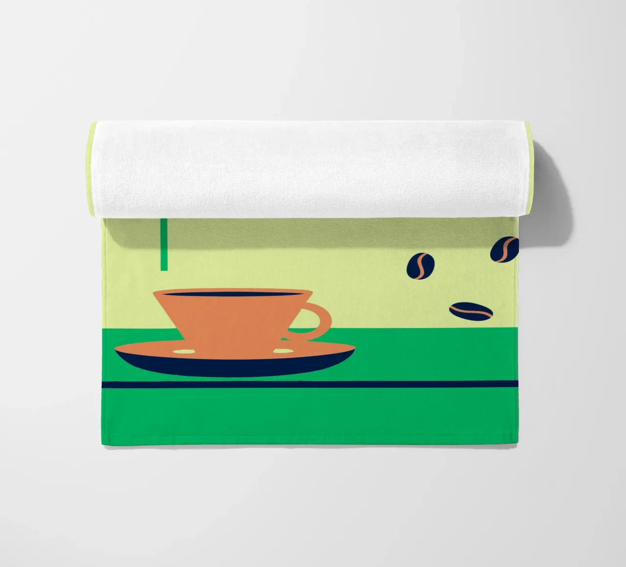 Caffè e chicchi di caffè telo mare da TODAY'S SHOP