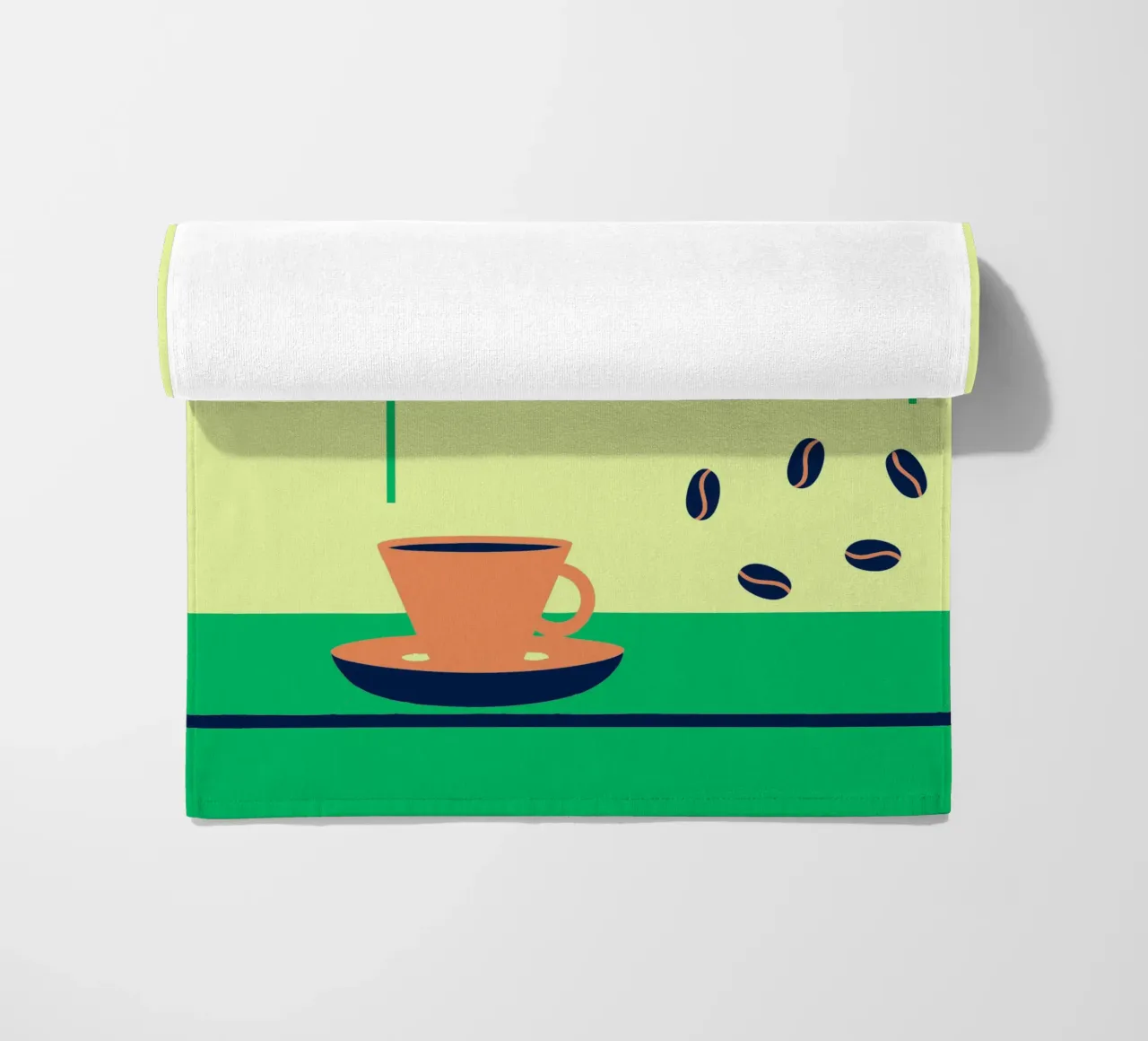 Caffè e chicchi di caffè telo mare da TODAY'S SHOP