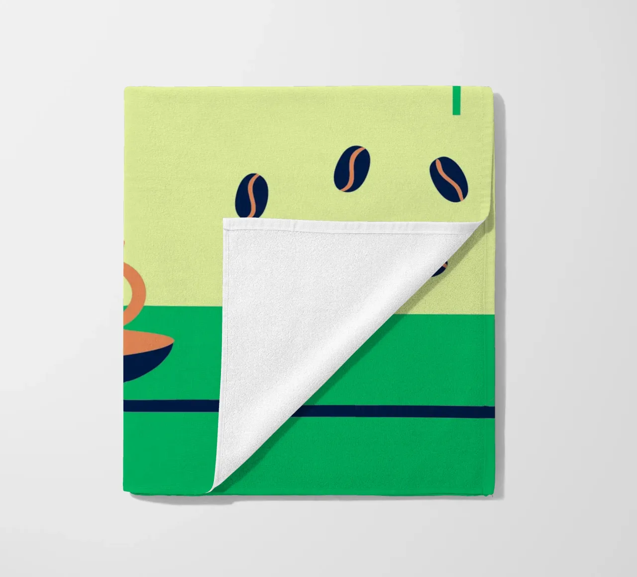 Caffè e chicchi di caffè telo mare da TODAY'S SHOP