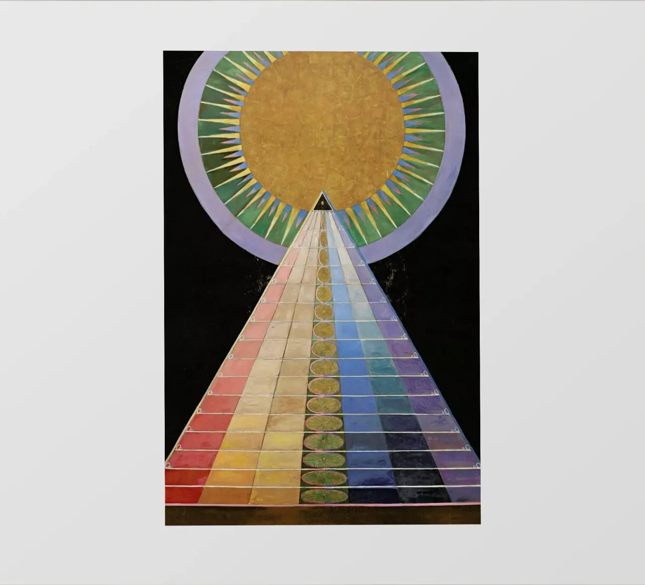 Hilma af Klint - Altarpiece, No. 1 III pellicola backlit da Vintage by JUNIQE
