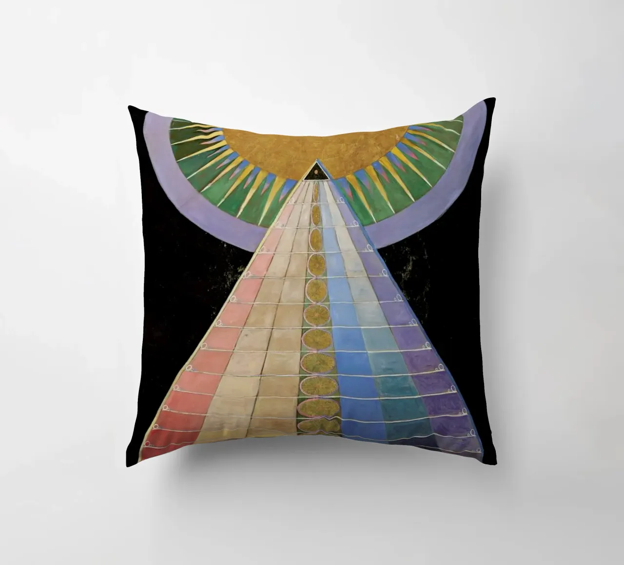 Hilma af Klint - Altarpiece, No. 1 III cuscino da Vintage by JUNIQE