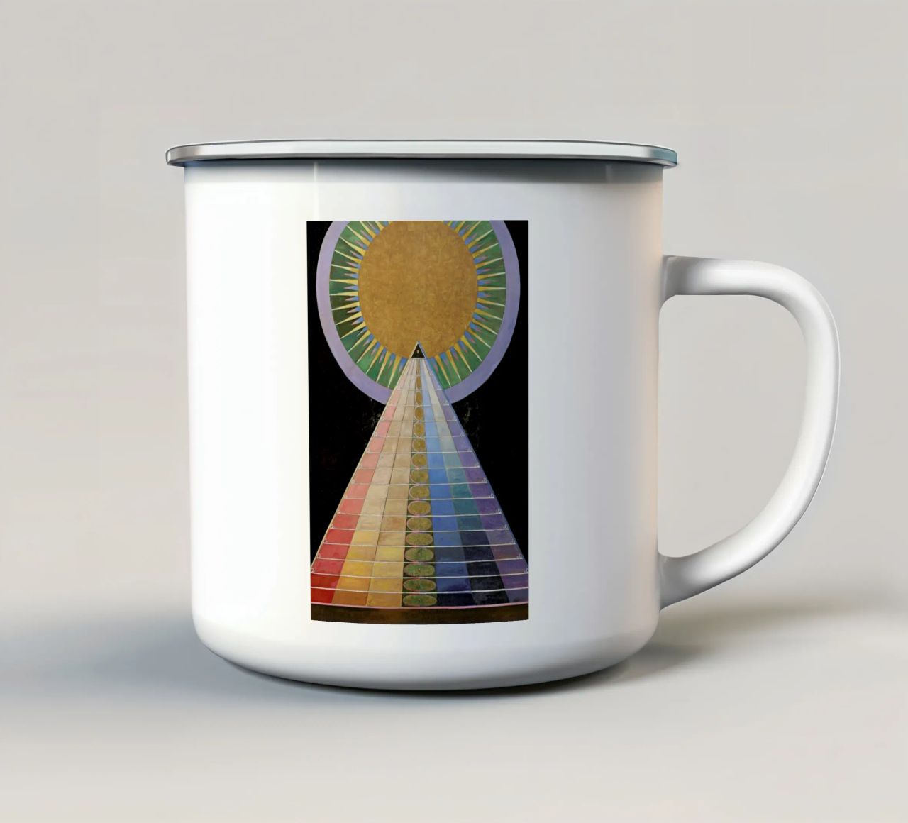 Hilma af Klint - Altarpiece, No. 1 III tazza in smalto da Vintage by JUNIQE
