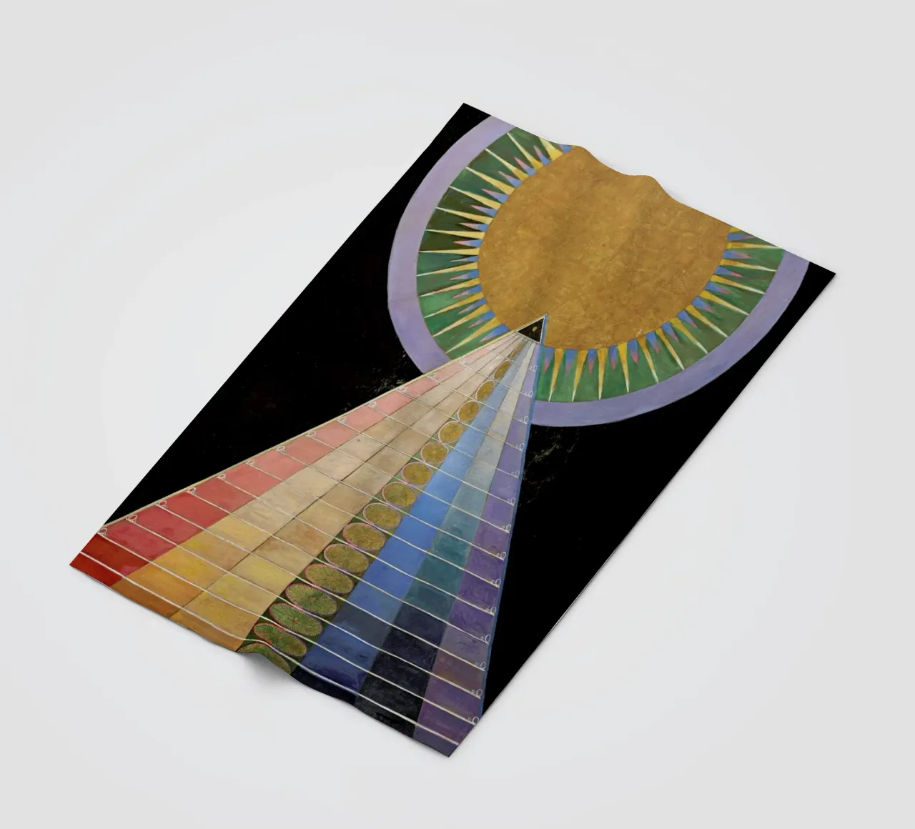 Hilma af Klint - Altarpiece, No. 1 III coperta in pile da Vintage by JUNIQE