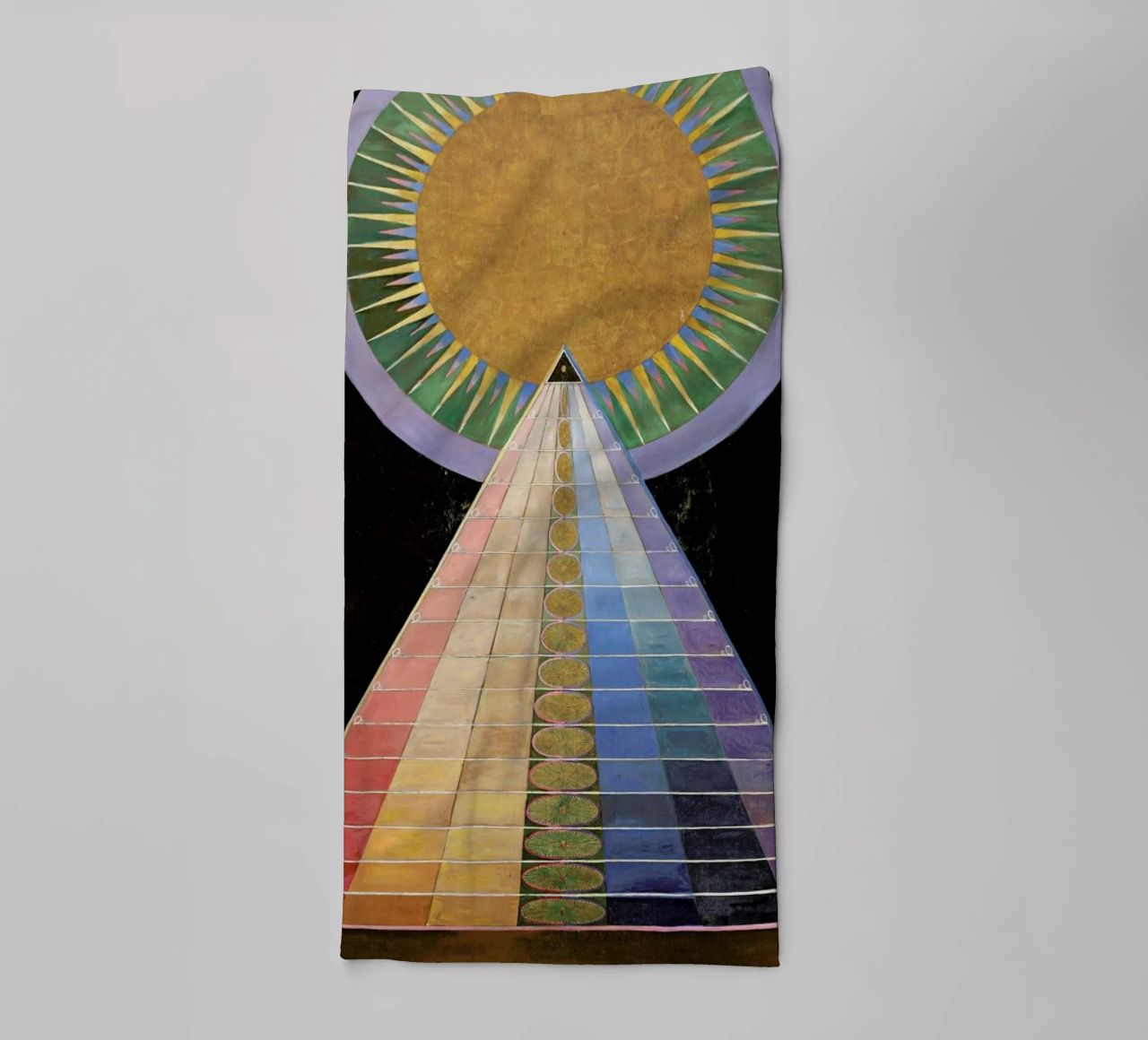 Hilma af Klint - Altarpiece, No. 1 III Handtuch von Vintage by JUNIQE