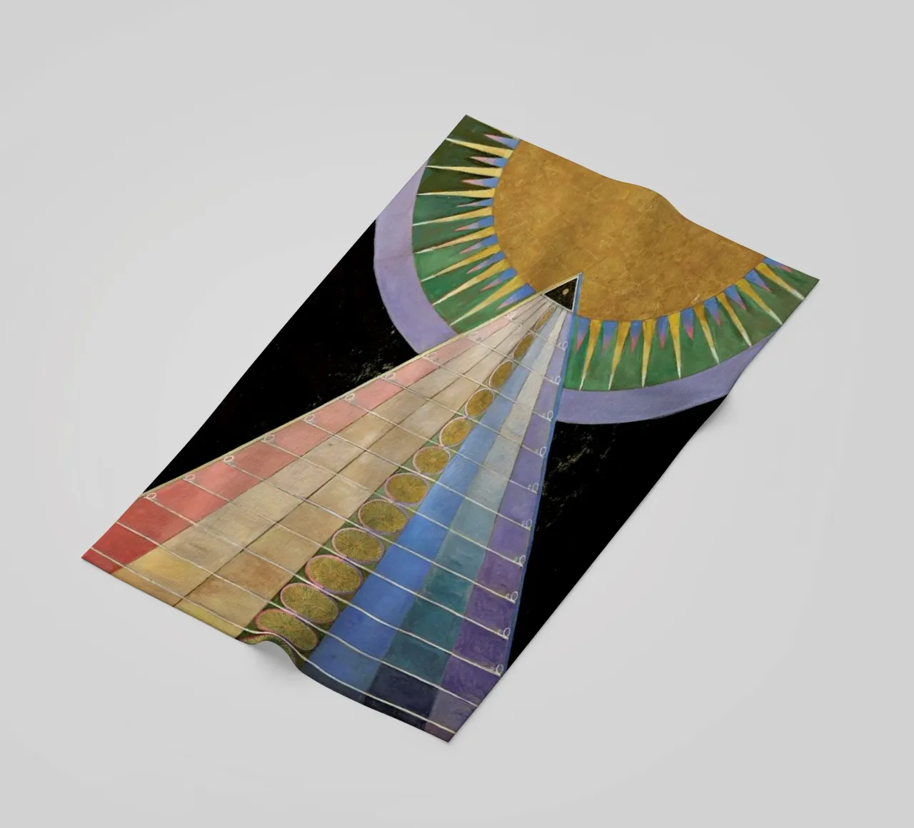 Hilma af Klint - Altarpiece, No. 1 III toalla de playa de Vintage by JUNIQE