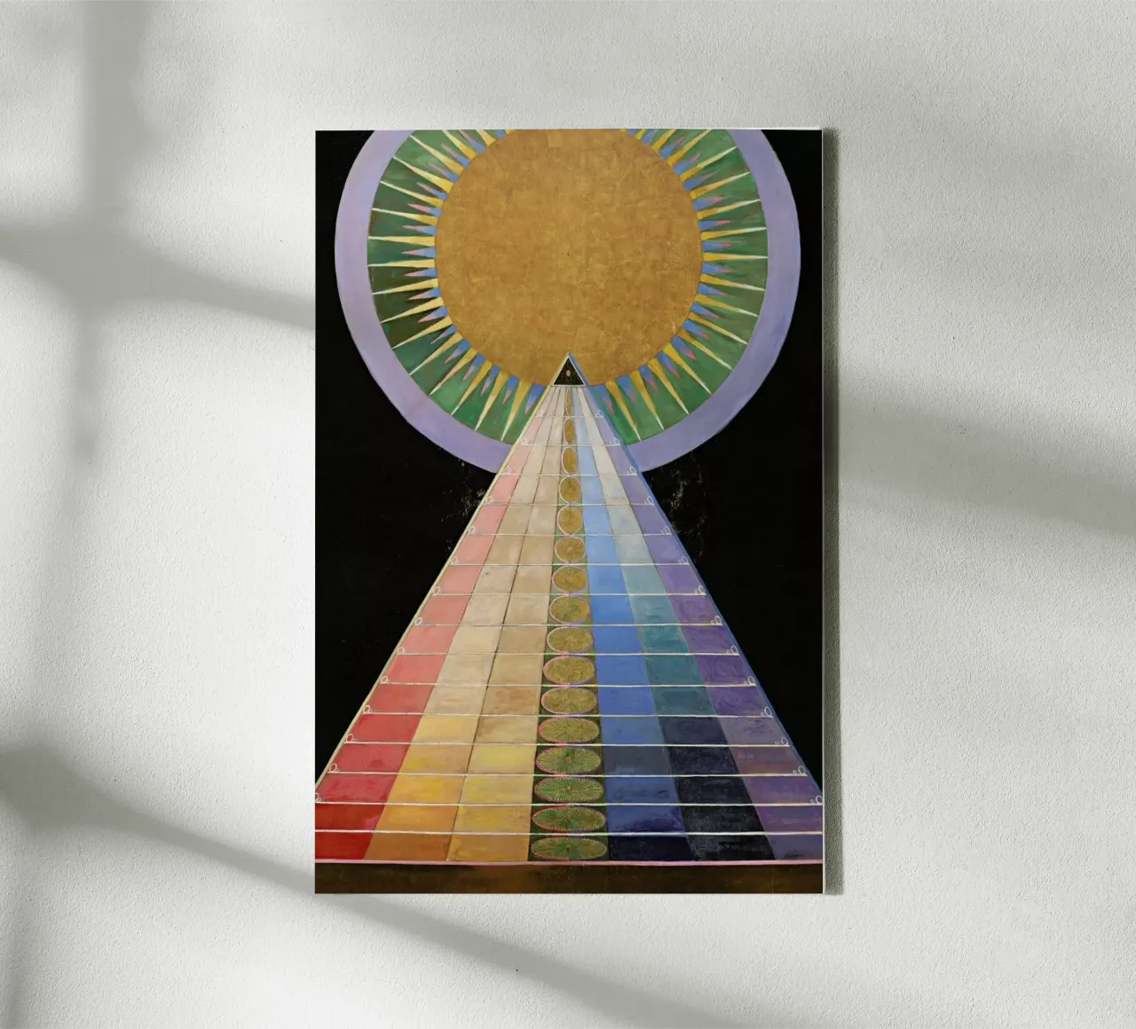 Hilma af Klint - Altarpiece, No. 1 III tela con Cornice a cassetta da Vintage by JUNIQE