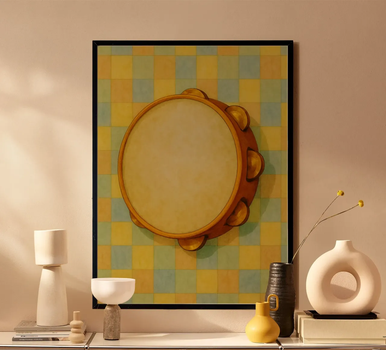 Tamborin Phantasie Malerei Zeichnung Kunst Poster von the gendels