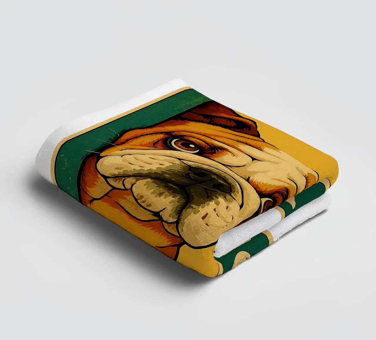 Sind Sie Pooping Bulldog lustig Badezimmer Handtuch von the gindils