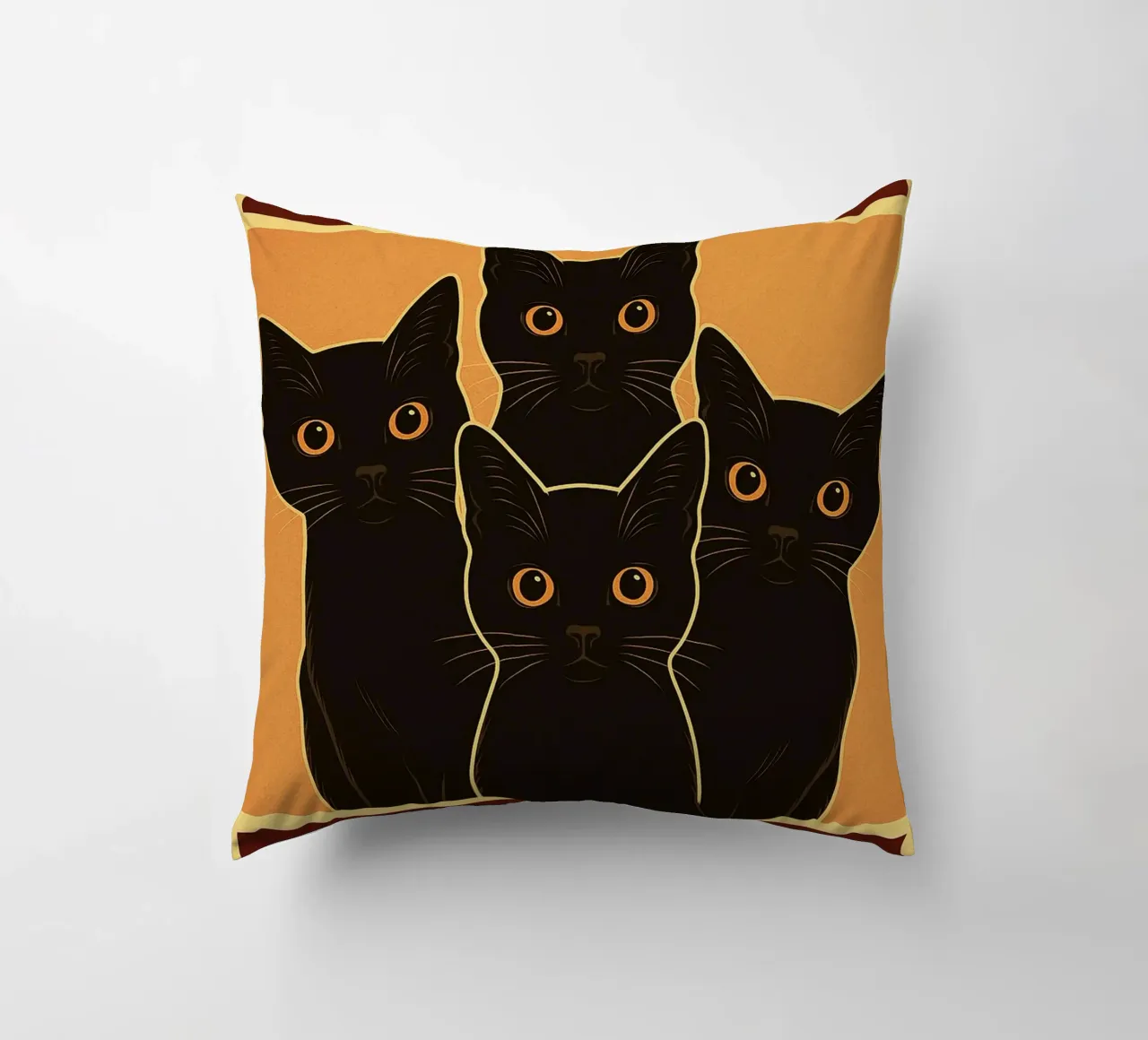 Are You Pooping Cat Funny Bathroom Art cuscino da the gindils