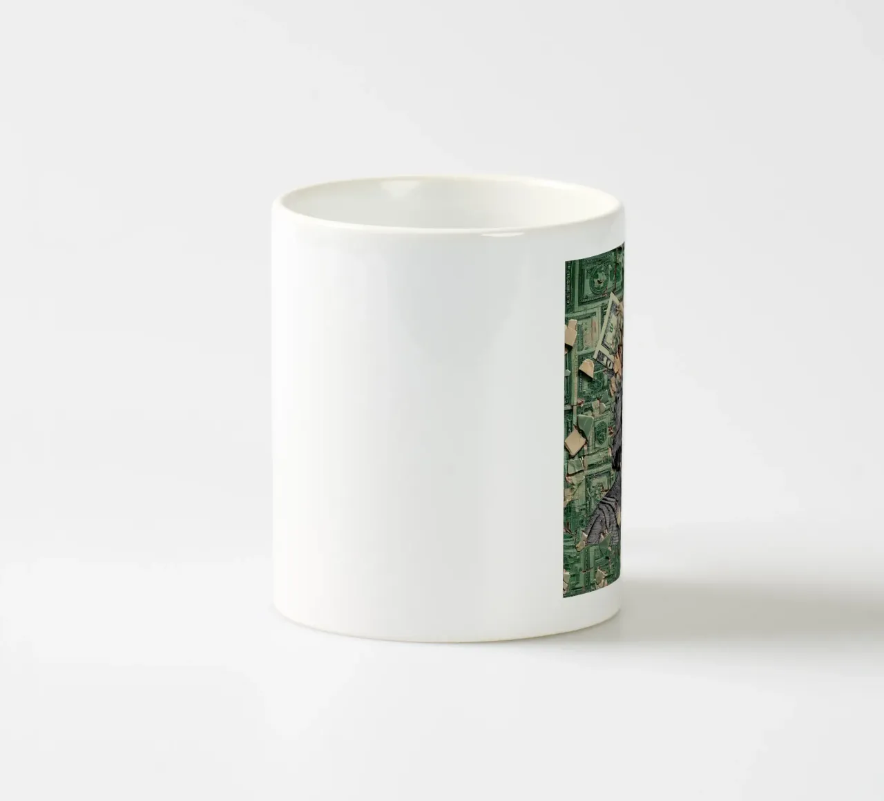 benjamin franklin US dollar tazza in ceramica da Motivate-Today