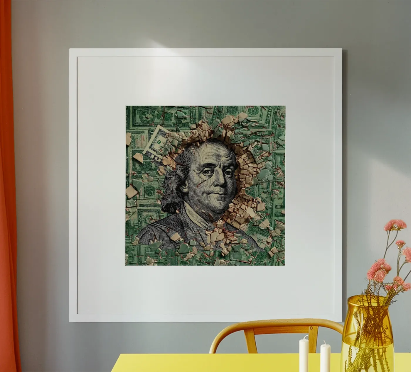 benjamin franklin US dollar poster da Motivate-Today