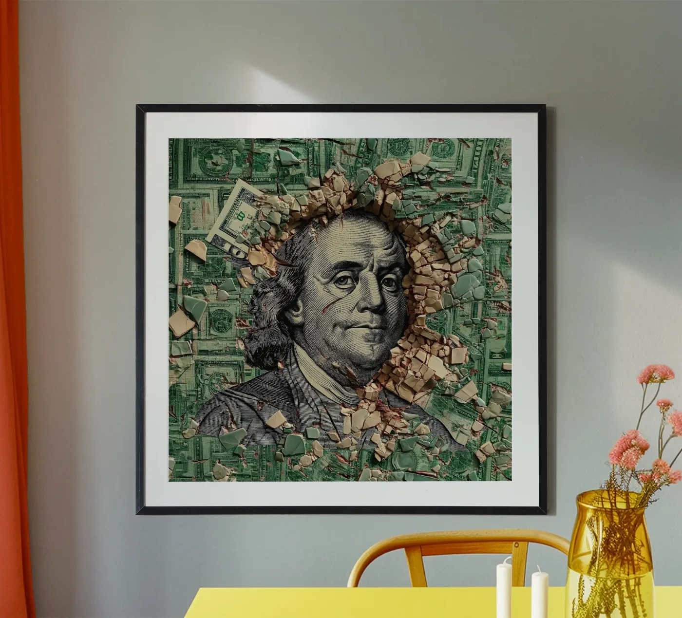 benjamin franklin US dollar poster da Motivate-Today