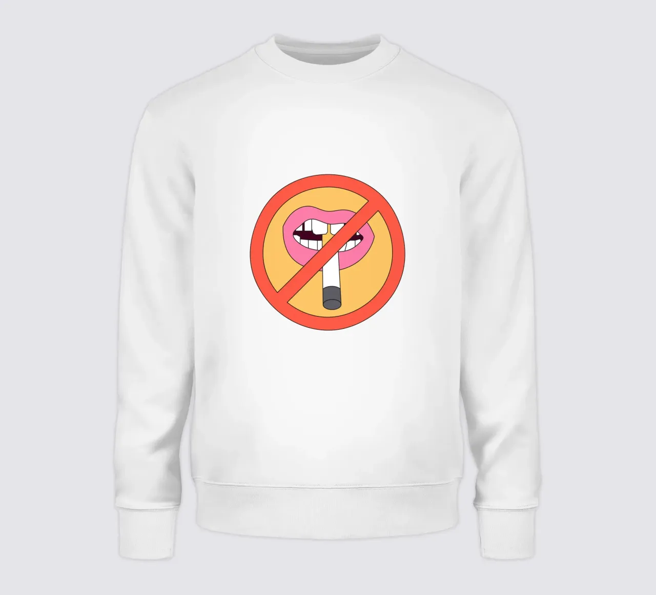 I Don't Like Smoking felpa da galihstudio