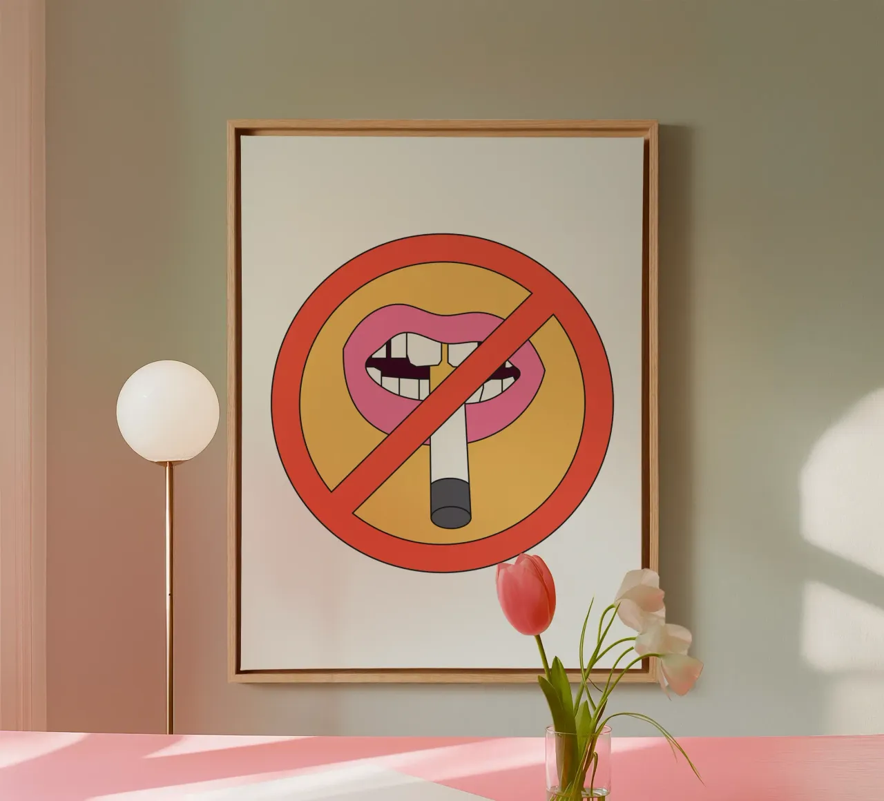 I Don't Like Smoking tela da galihstudio