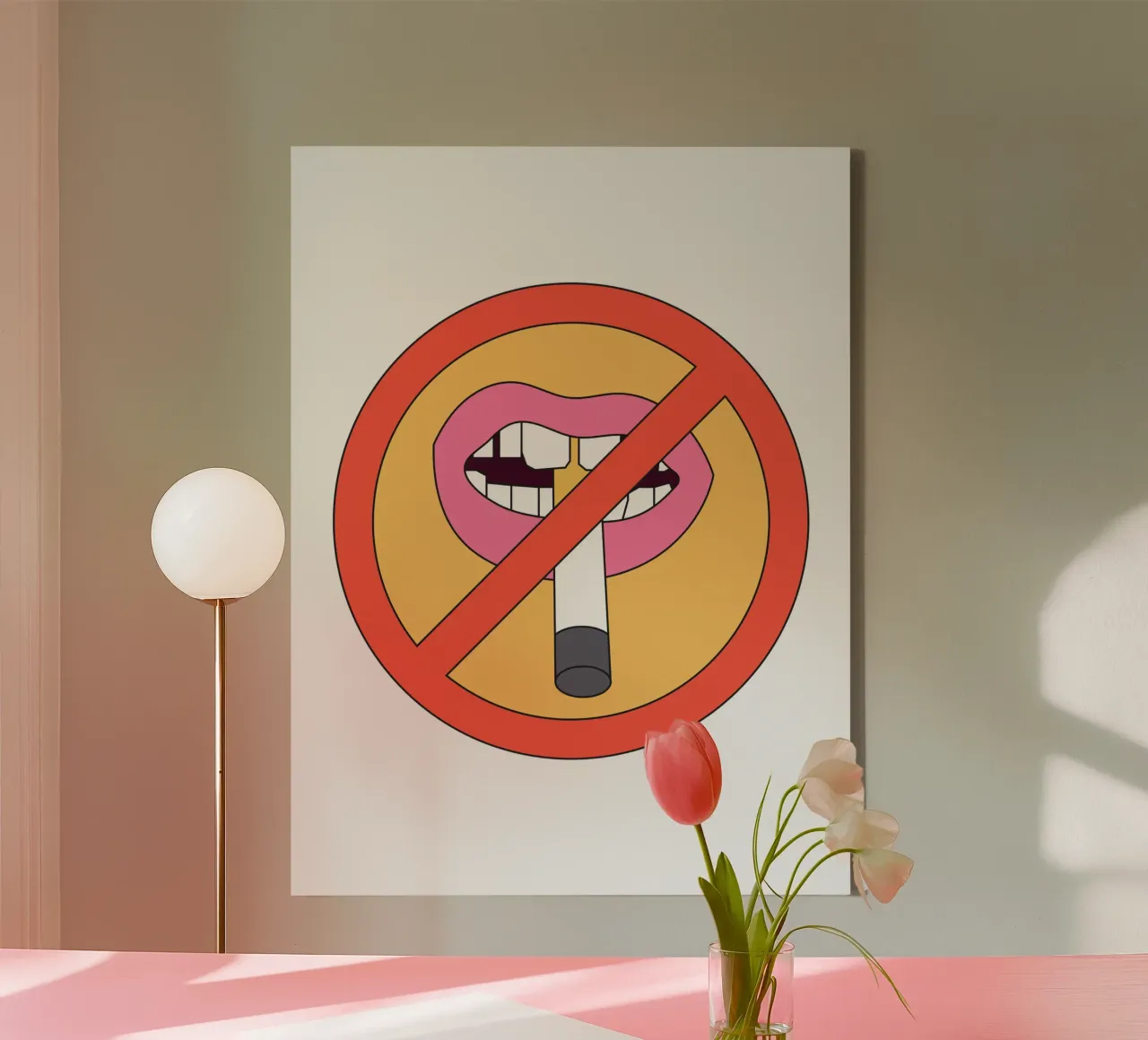 I Don't Like Smoking tela da galihstudio