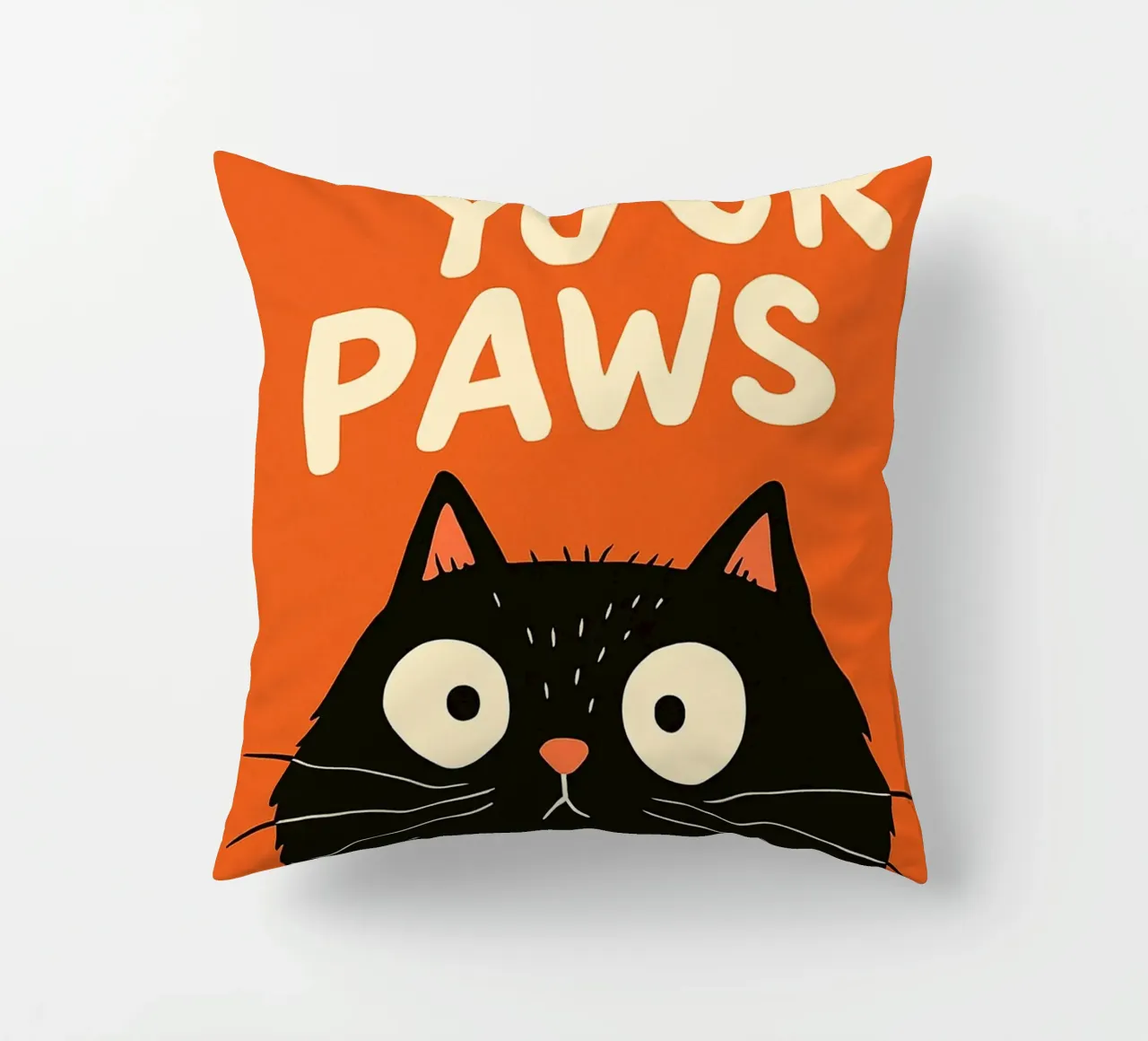 Bagno Gatto Nero Lavare le zampe cuscino da the gindils