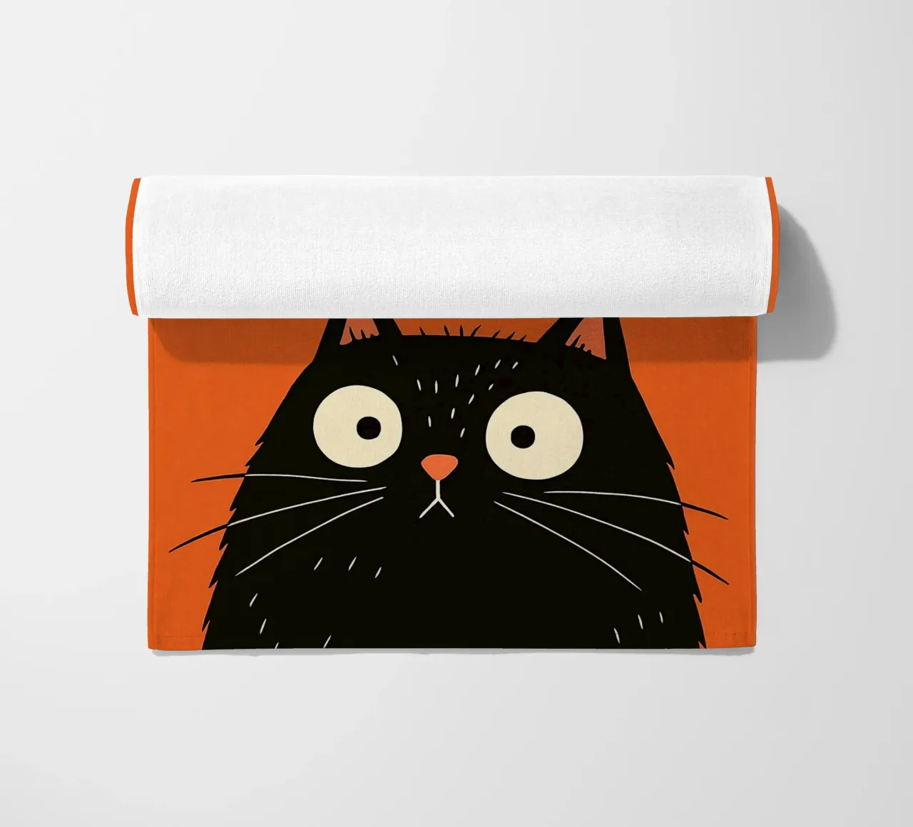 Bagno Gatto Nero Lavare le zampe telo mare da the gindils