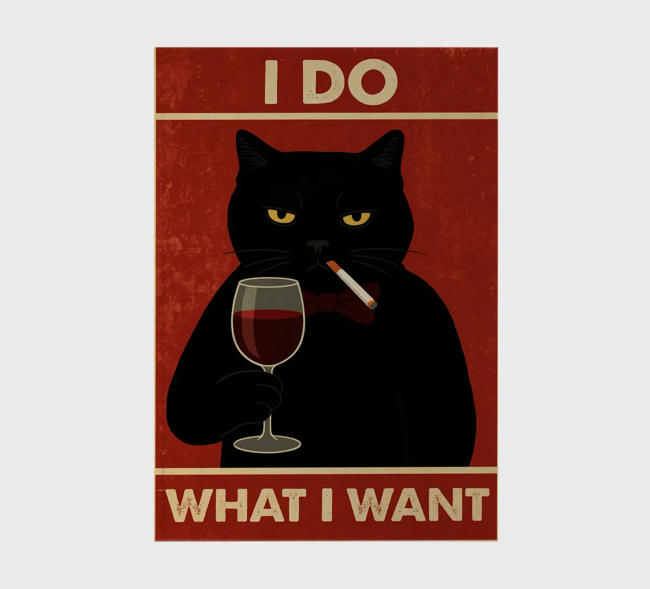 Black Cat I do What I Want notebook by the gindils