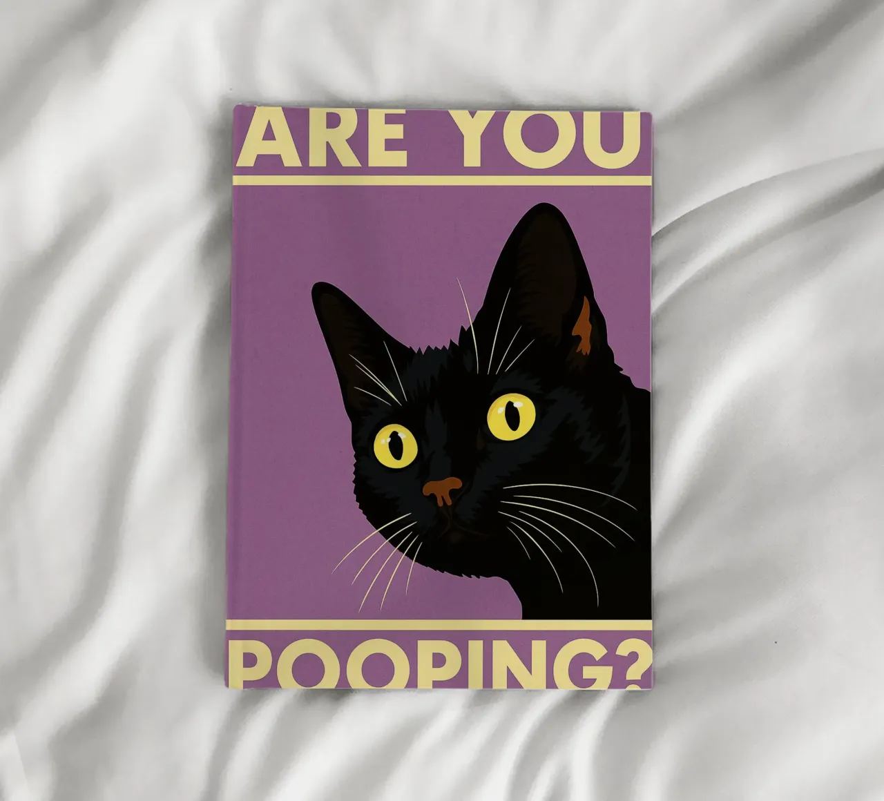 Katze Lustig Badezimmer Sind Sie Pooping Notizbuch von the gindils