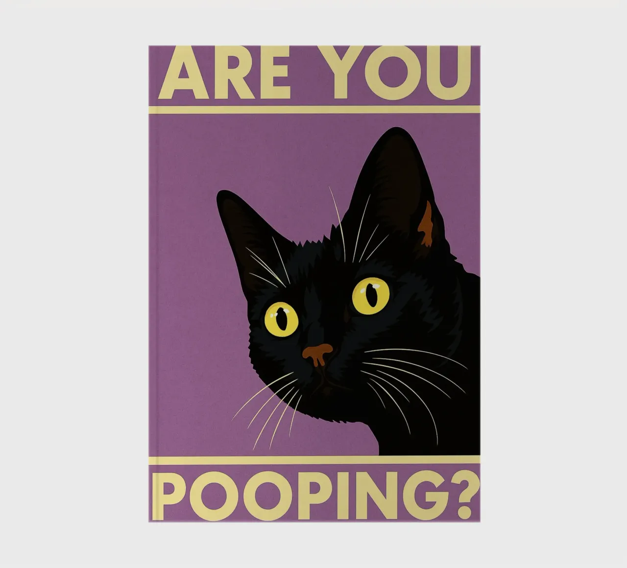 Katze Lustig Badezimmer Sind Sie Pooping Notizbuch von the gindils
