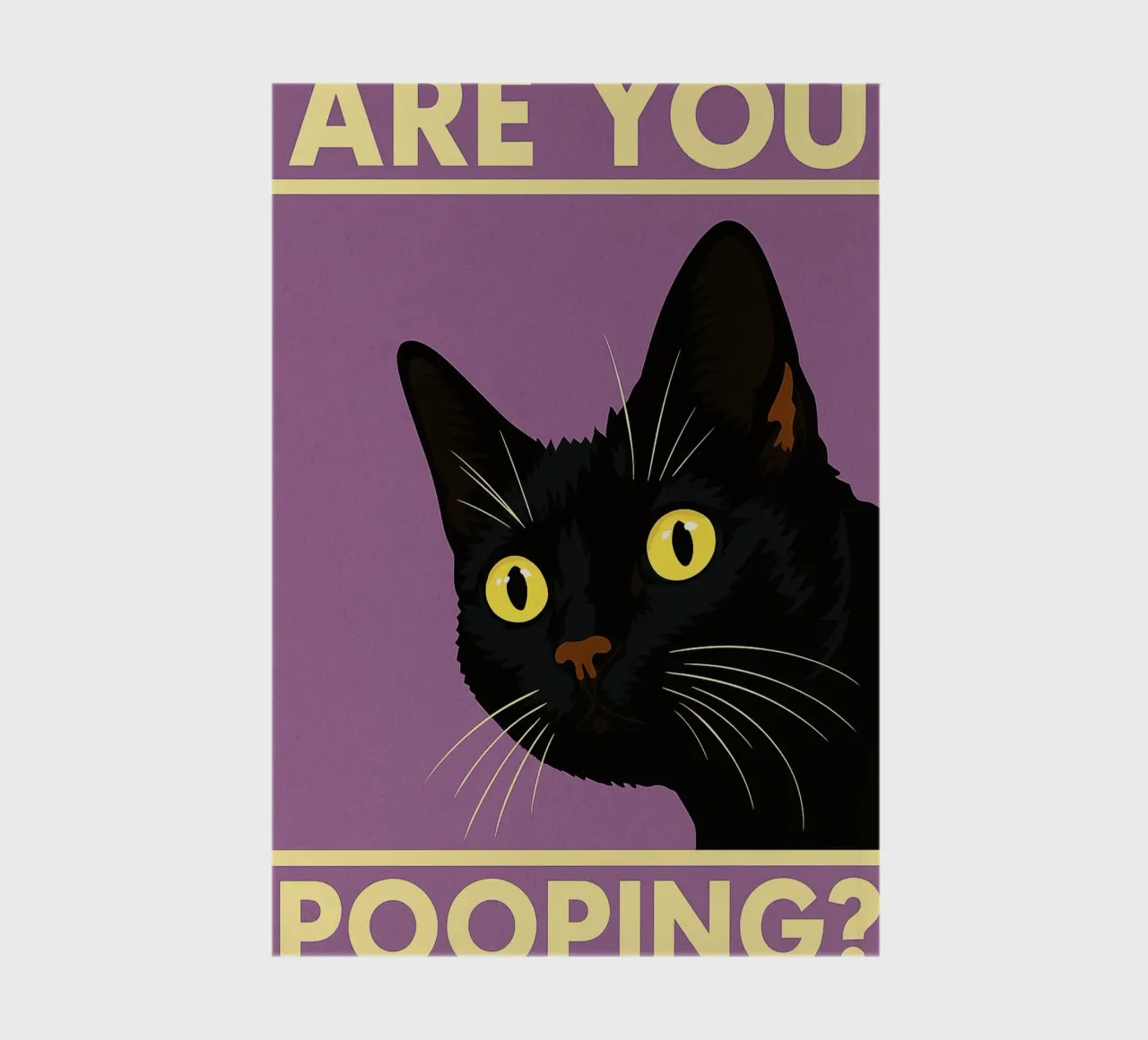 Katze Lustig Badezimmer Sind Sie Pooping Notizbuch von the gindils