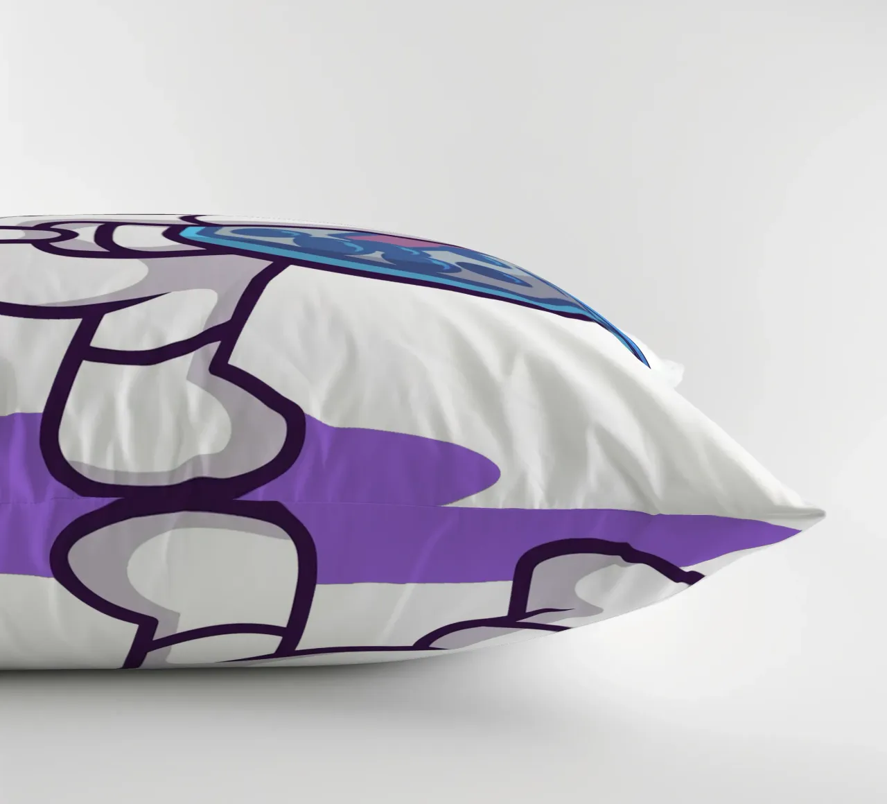 Cute astronaut holding boba milk tea drink decorative cushion by brockcon Shop