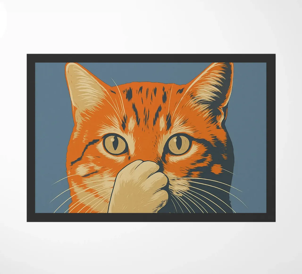 Divertente gatto da bagno zerbino da the gindils
