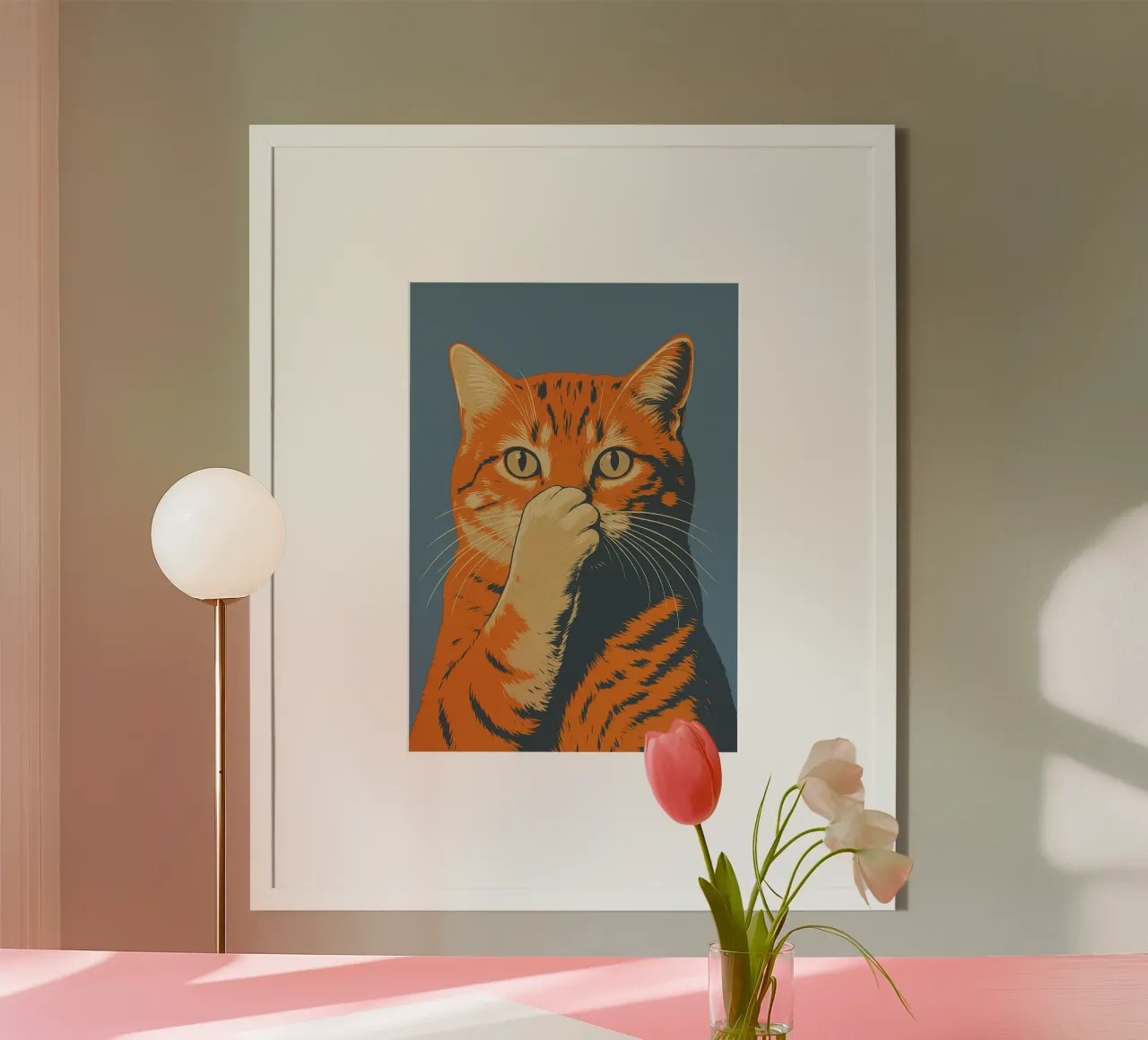 Funny Cat Toilet Bathroom hahnemühle by the gindils