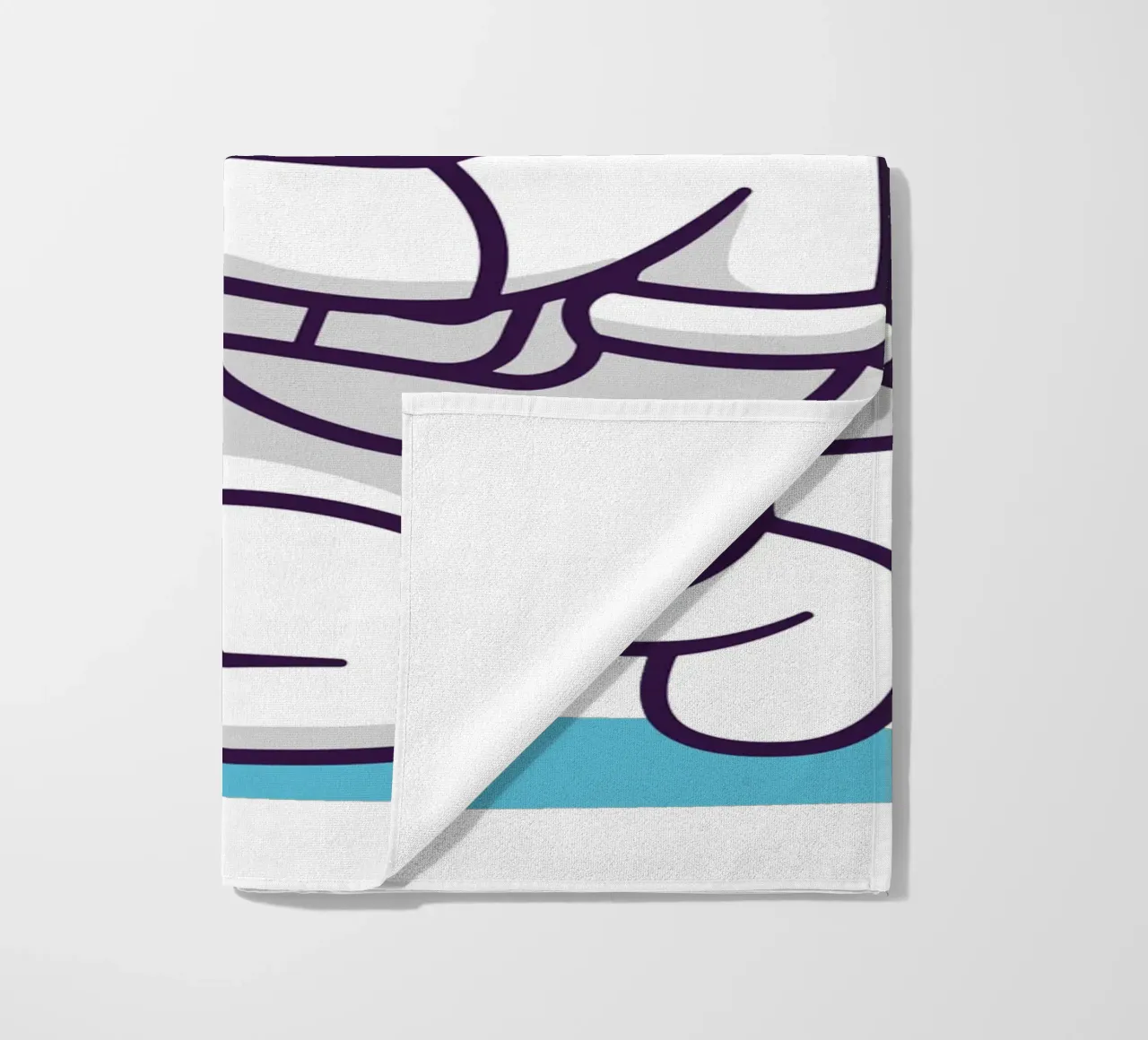 Simpatico astronauta con in mano una confezione regalo telo mare da brockcon Shop