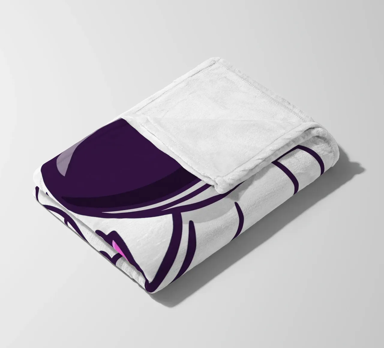 Simpatico astronauta con in mano una confezione regalo coperta in pile da brockcon Shop
