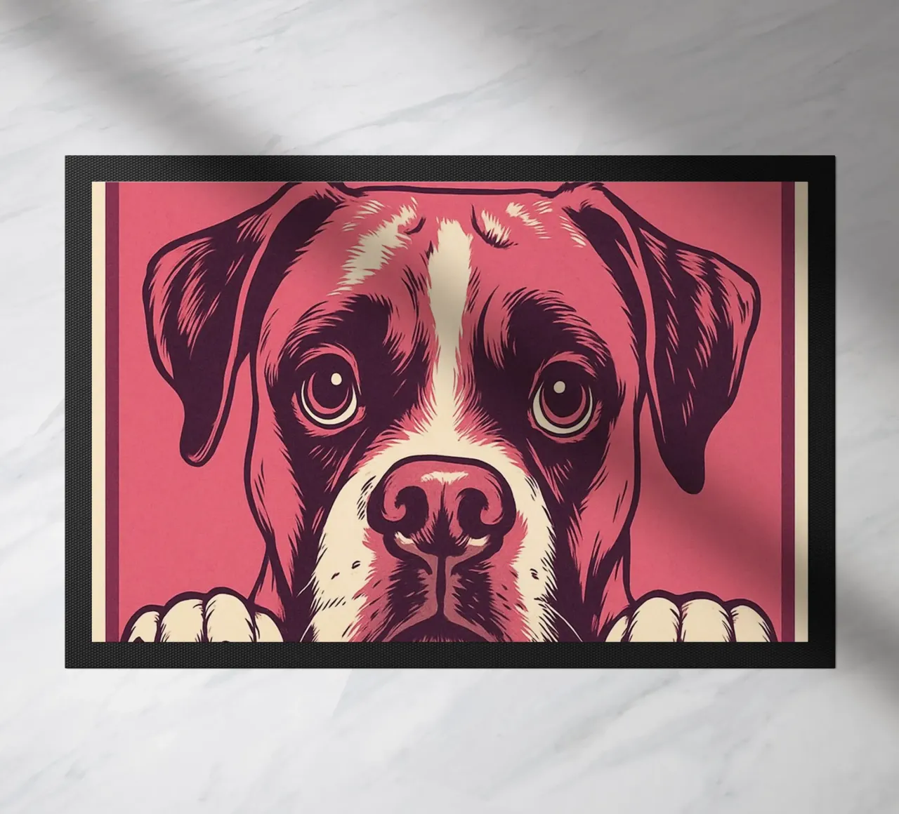 Funny Dog Bathroom Are You Pooping doormat by the gindils